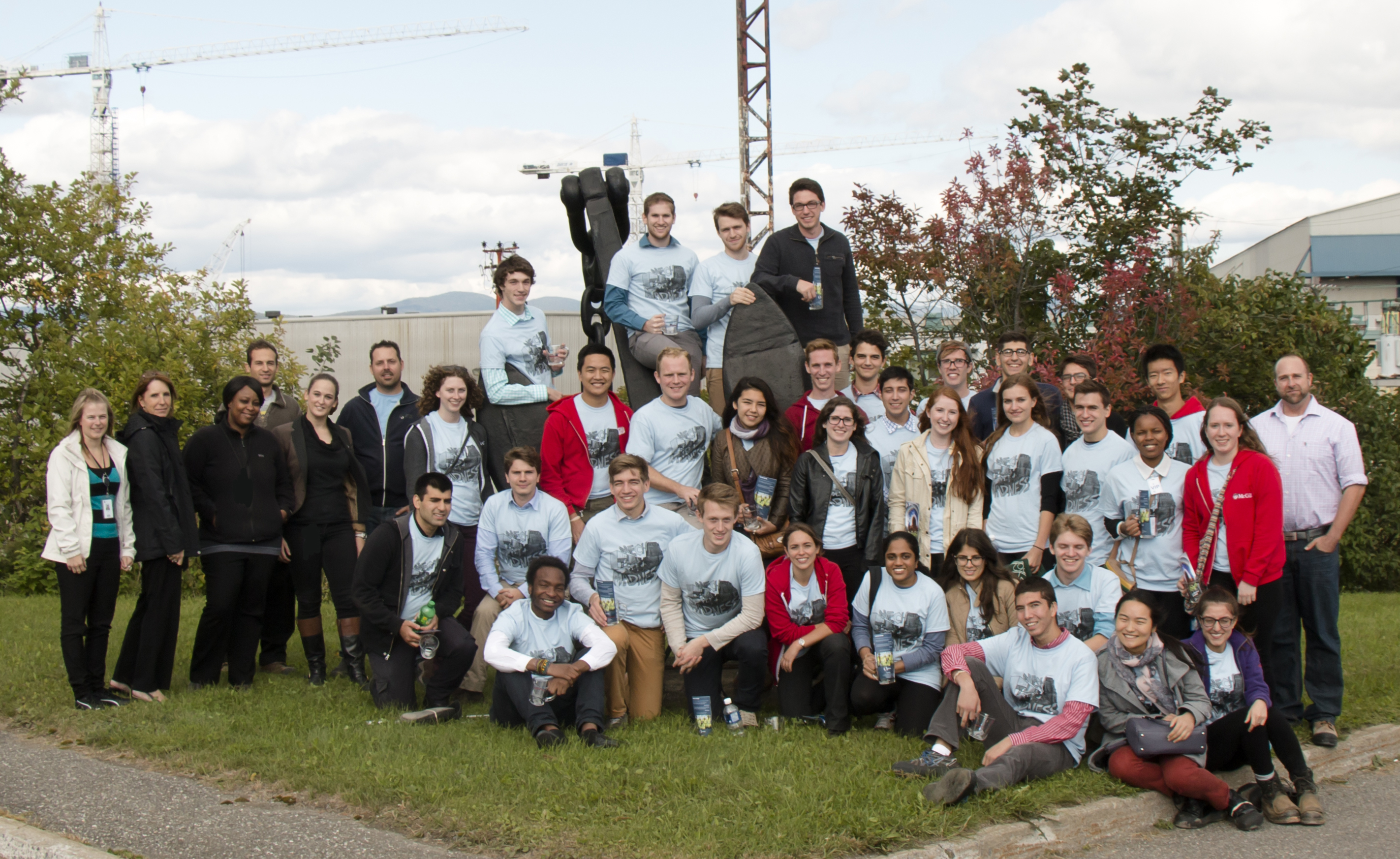 Visite des ingénieurs mécaniques de McGill à Davie