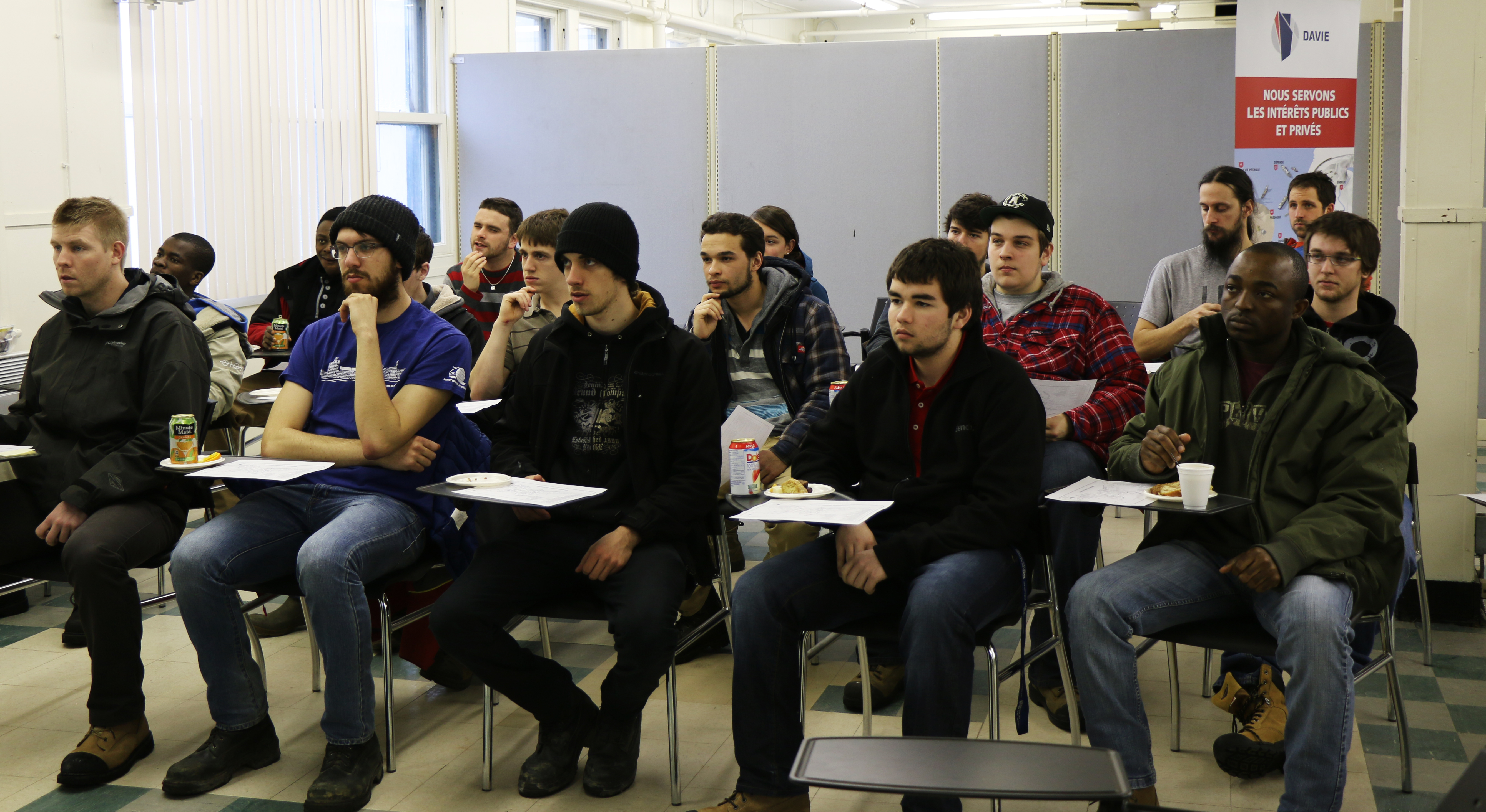 La visite des étudiants de l’IMQ chez Davie