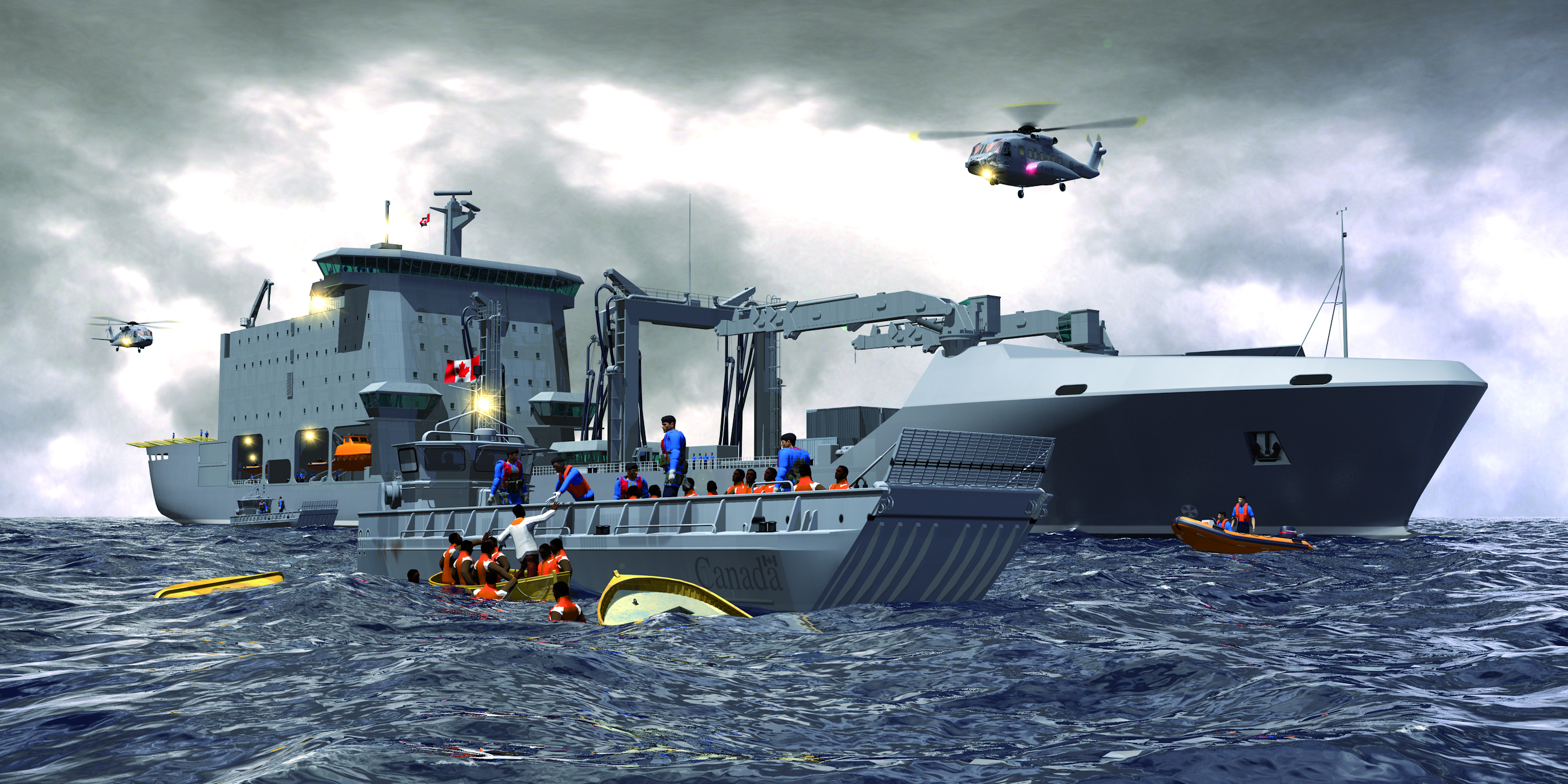 Pétrolier ravitailleur d’escadre de la classe resolve un facteur stratégique pour les capacités canadiennes en matière d’aide humanitaire et de secours en cas de catastrophe