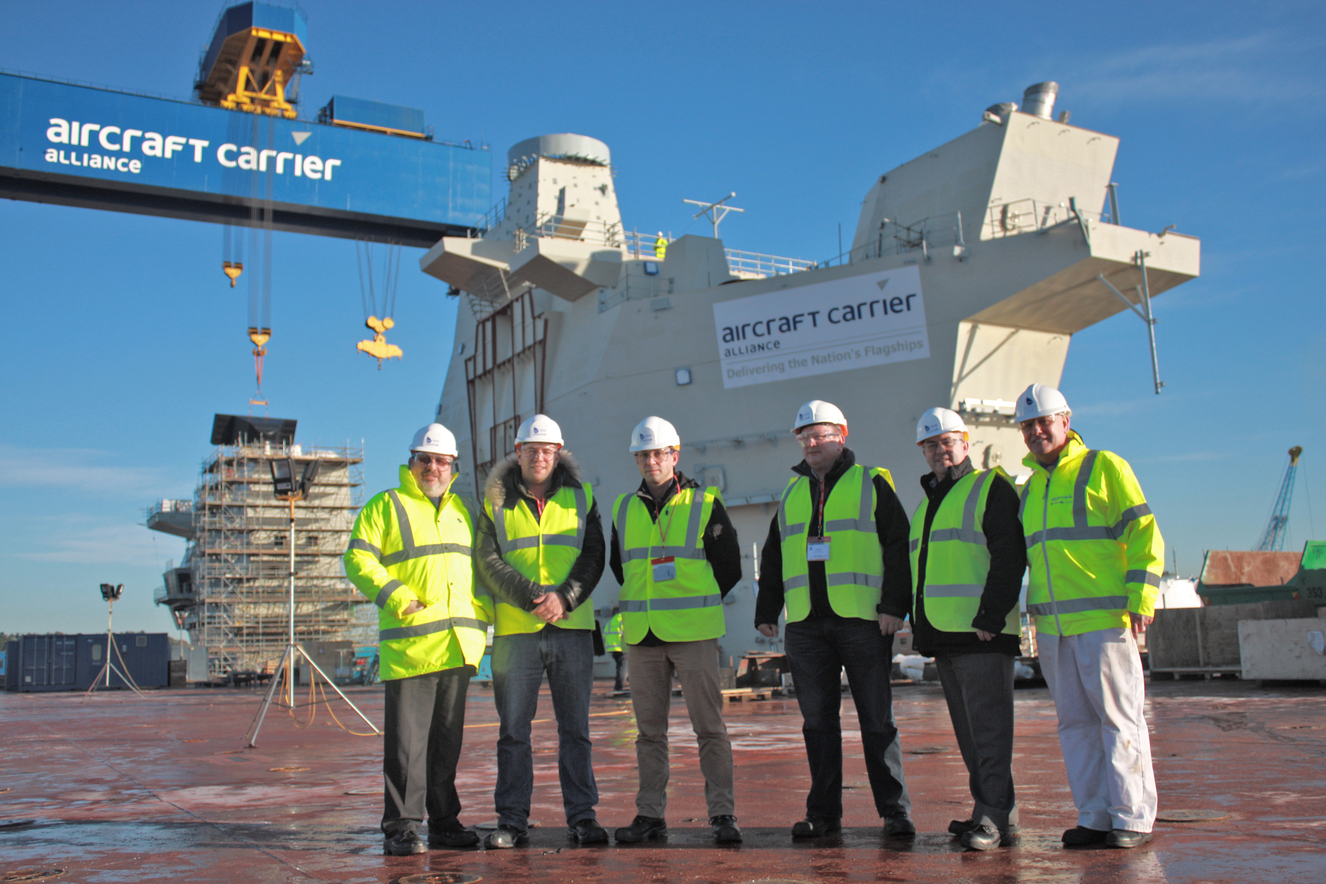 Séance de travail entre la direction de Davie et Babcock au Royaume-Uni