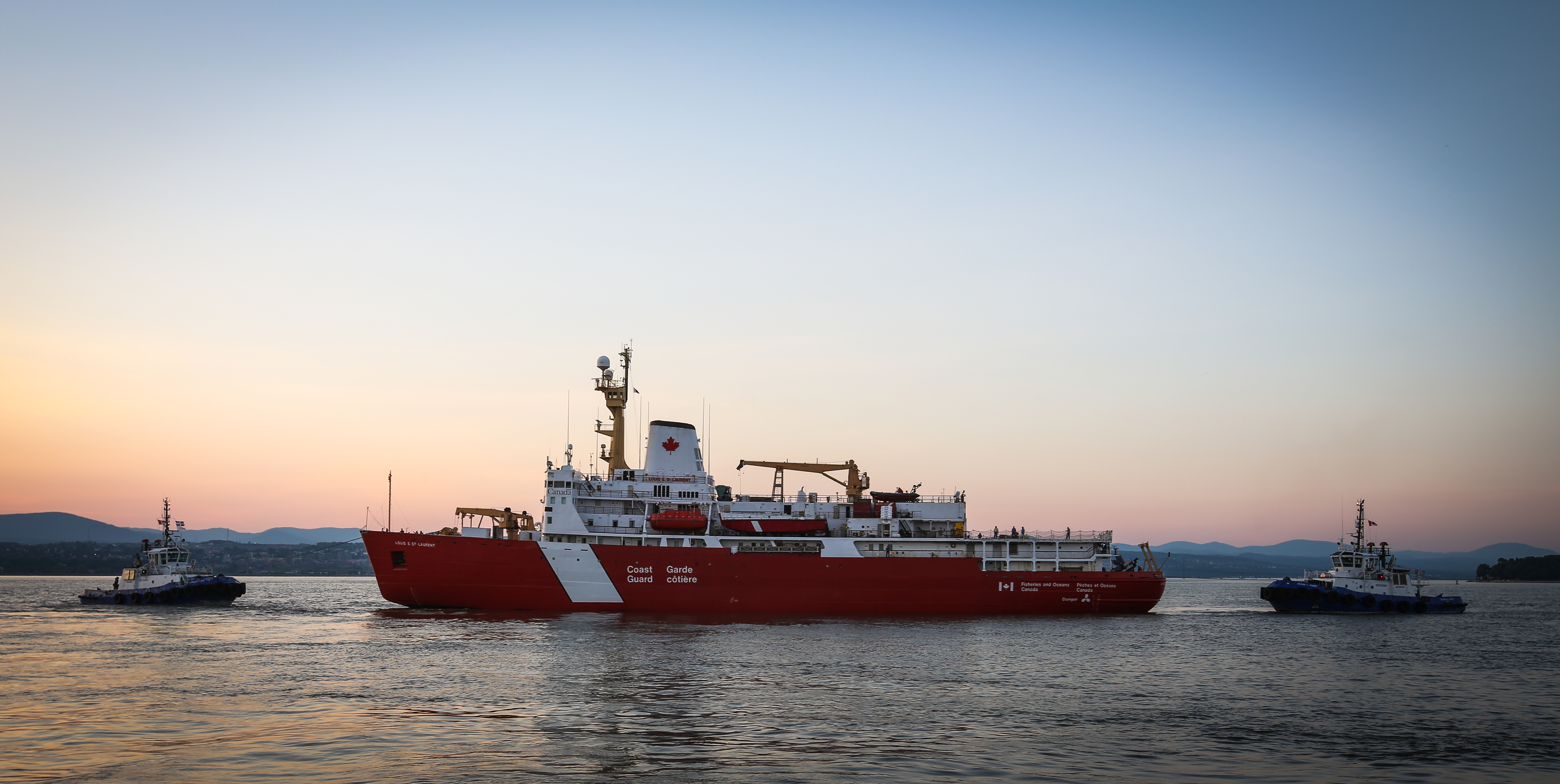 Babcock et Davie complètent le radoub du brise-glace polaire