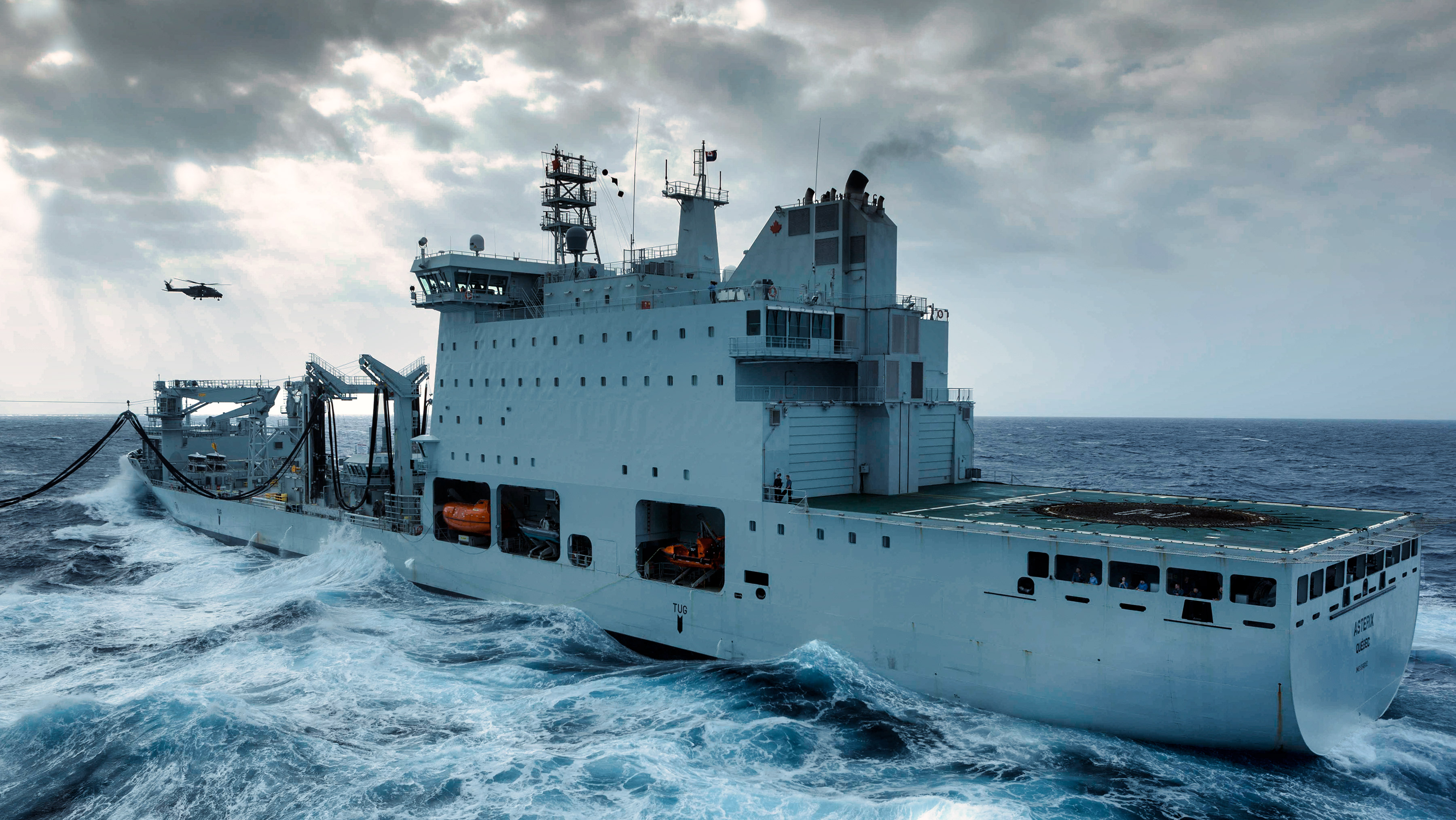 L’Astérix de retour à Halifax au terme d’un déploiement record de 502 jours